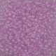 #108 10 Gramm Rocailles crystal lt lilac lined 9/0 2,6 mm
