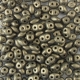 #074a 10g SuperDuo-Beads metalic suede beige