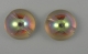 #06 - 1 Dome Bead 14x8mm - crystal yellow rainbow