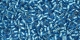 10 g TOHO Seed Beads 11/0 TR-11-0023 C Aquamarine Silver-Lined (A,D)