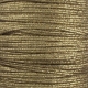 1 m Soutache 3mm - met. strukt. matte gold - 100% Viscose