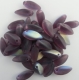 #02.01 - 10 Stück Twisty 12x6 mm - Amethyst AB matt