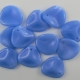 #06.01 10 Stck. Rose Petals 14*13mm - silk blue