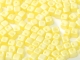 #01 25 Stück Crisscross Cube Ø 4 mm - Pastel Yellow