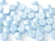 #19 25 Stck. 2-Hole Cabochon 6mm Pastell Blue