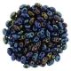 #04.06 - 10g MiniDuo-Beads Jet Blue Iris