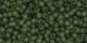 10 g TOHO Seed Beads 11/0 TR-11-0940 F - Tr. Frosted Olivine