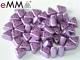 #10 50 Stück eMMA Bead 3x6x6 mm - Pastel Lila