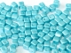#13 25 Stück Crisscross Cube Ø 4 mm - Pastel Aqua