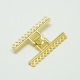 Fold Over Mehrstrang-Uhrenverschluss - 23x38 mm goldfarben
