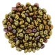 #08.01 - 10g MiniDuo-Beads Matte Metallic Gold Copper Iris