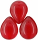 #10 - 1 Glastropfen 12x16mm Siam Ruby