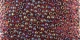 10 g TOHO Seed Beads 11/0 TR-11-0400 - Inside-Color Lustered Dk Ruby/Black (E)