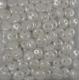 #01.01 - 50 Stück Two-Hole Lentils 6mm - alabaster hematite