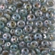 #03.01 - 50 Stück Two-Hole Lentils 6mm - alabaster lazure blue