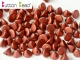 #51.03 50 Stck. Button Beads 4mm Metallic Red