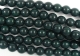 #52.0 1 Strang - 6,0 mm Glasperlen - dark green paint coating