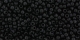 10 g TOHO Seed Beads 11/0 TR-11-2612 F - Semi Glazed - Jet (C)
