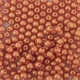 #00.06 50 Stck. Perlen rund Ø 3 mm - GoldShine - Burnt Orange
