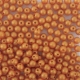 #00.09 50 Stck. Perlen rund Ø 3 mm - GoldShine - Orange