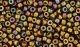 #1 - 10g MATUBO Seed Beads 8/o Crystal - Bronze Rainbow