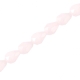 10 Stück facetierte Tropfen/pears - Längsloch - ca. 6 x 3 mm lt rosa
