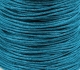 1 Meter Wachskordel Ø 0,8 mm - azurro blau