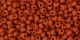 10 g TOHO Seed Beads 11/0 TR-11-0046 LF - Opaque-Frosted Terra Cotta