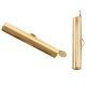 #16.01 - Bandverschluss (Slider Tube) - ca. 25,5 x 4 mm goldfarben