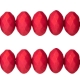 25 Stück facetierte Acryperlen 6x4 mm - deep red
