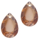 1 Tropfen facetiert 14x10x7mm (LxBxH) - opal smoke topaz