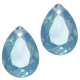 1 Tropfen facetiert 14x10x7mm (LxBxH) - opal pacific blue