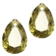 1 Tropfen facetiert 14x10x7mm (LxBxH) - khaki