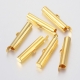 #16.05 - Bandverschluss (Slider Tube) - ca. 26 x 5 mm goldfarben