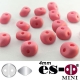50 Stück - Es-O Mini 4mm - alabaster pastel matt pink