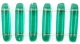 1 Strang 2-Hole Bar 15x5mm - Cool Mint Green SL