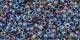 10 g TOHO Seed Beads 11/0 TR-11-0929 - Inside-Color Rainbow lt. Yellow/Capri Lined (E)