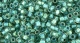 10 g TOHO Takumi Large Hole Seed Bead TTR-11-0264 - Inside Color Rainbow Crystal/Teal Lined