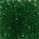 #08.3 50 Stück - 4,0 mm Glasschliffperlen - tr. emerald