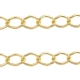 50 cm Gliederkette Aluminium Ø ± 14x9 mm gold