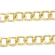 50 cm Gliederkette Aluminium Ø ± 16x12 mm gold