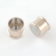 Magnet-Endkappen "Bamboo" - 19x14 mm Platinum Farben