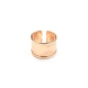 1 Fingerring aus Metall - rosé gold