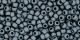 10 g TOHO Seed Beads 11/0 TR-11-0611 - Matte-Color Opaque Gray