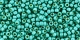 10 g TOHO Seed Beads 11/0 TR-11-PF578 F - PermaFinish - Frosted Galvanized Turquoise (A,C,D)
