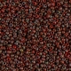 10 Gramm Miyuki Seed Beads 11-4513 Opaque Red Picasso