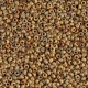 10 Gramm Miyuki Seed Beads 11-4517 Opaque Brown Picasso