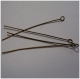 20 Stück Kettelstifte 50 x 0,7 mm antikbronzefarben
