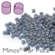 03000-14464 - 25 Stück - Minos Par Puca - 2,5x3,0 mm - Opaque Blue Grey