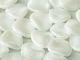 #01.01 10 Stck. Rose Petals 14*13mm - White Shimmer